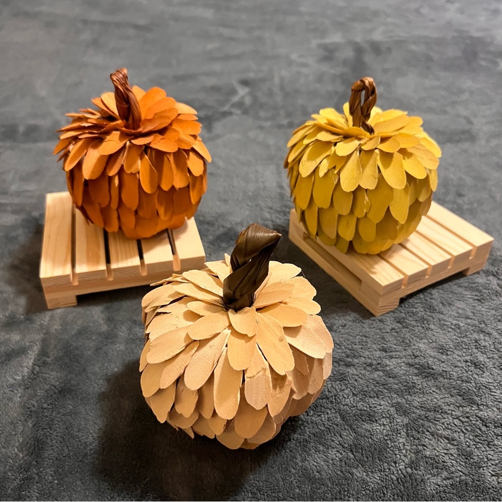 Handmade Decorative Wooden Apple  Set & pallet coasters